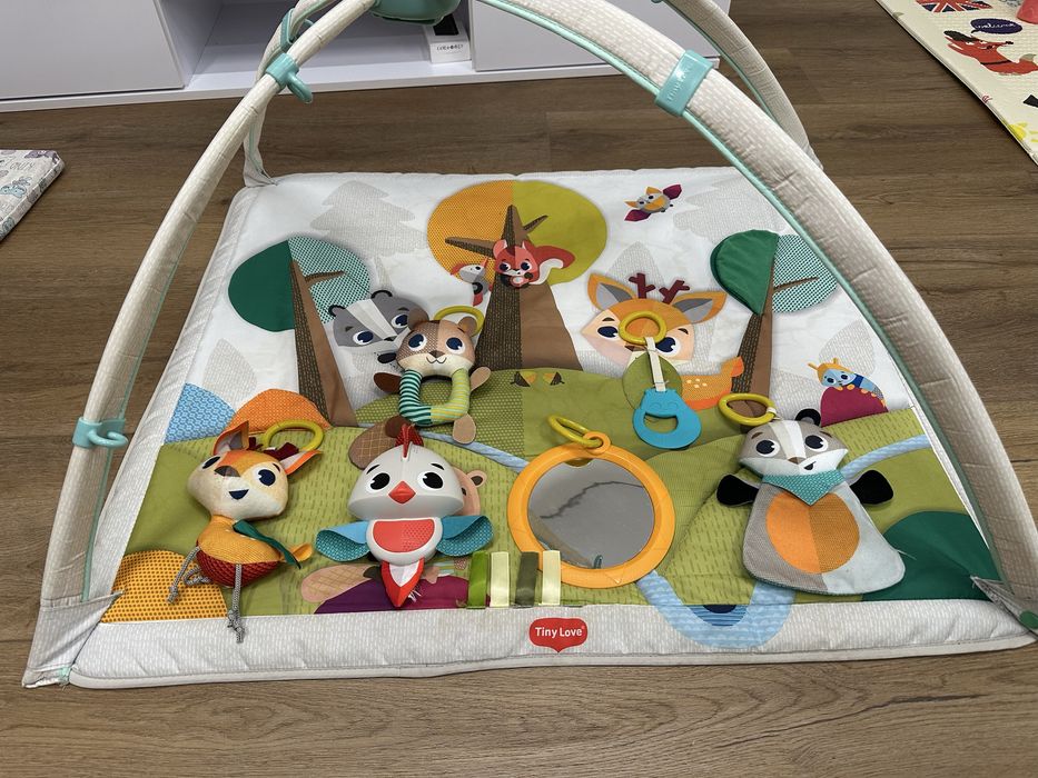 Развивающий коврик Tiny Love Лесные друзья, с дугами, 86х78 см