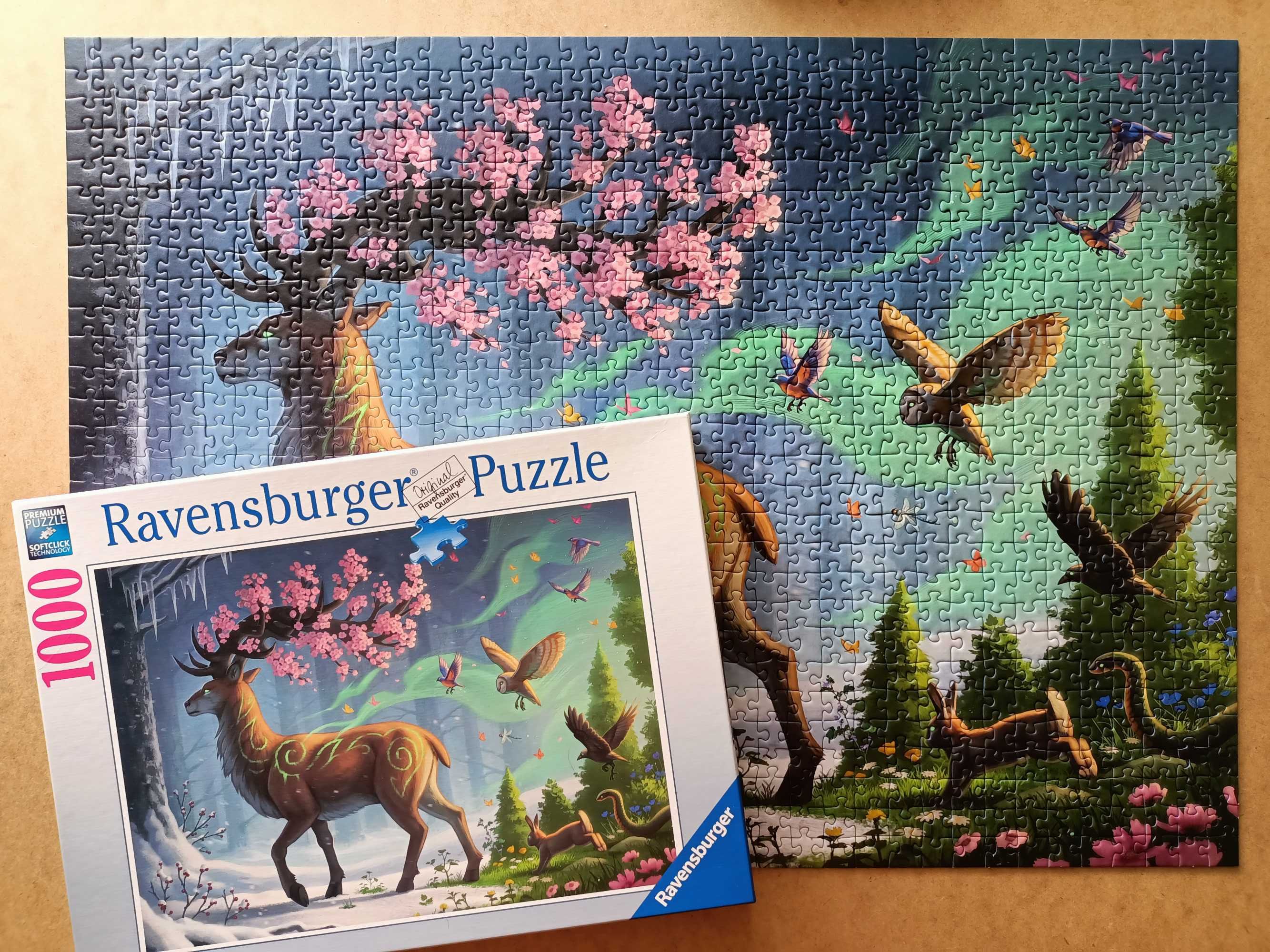 Puzzle Ravensburger Wiosenny jeleń