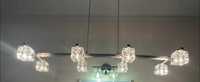 Sprzedam Komplet Lamp Glamour Italstyle Lampa+ Kinkiet+ 4 Lampy Podtyn