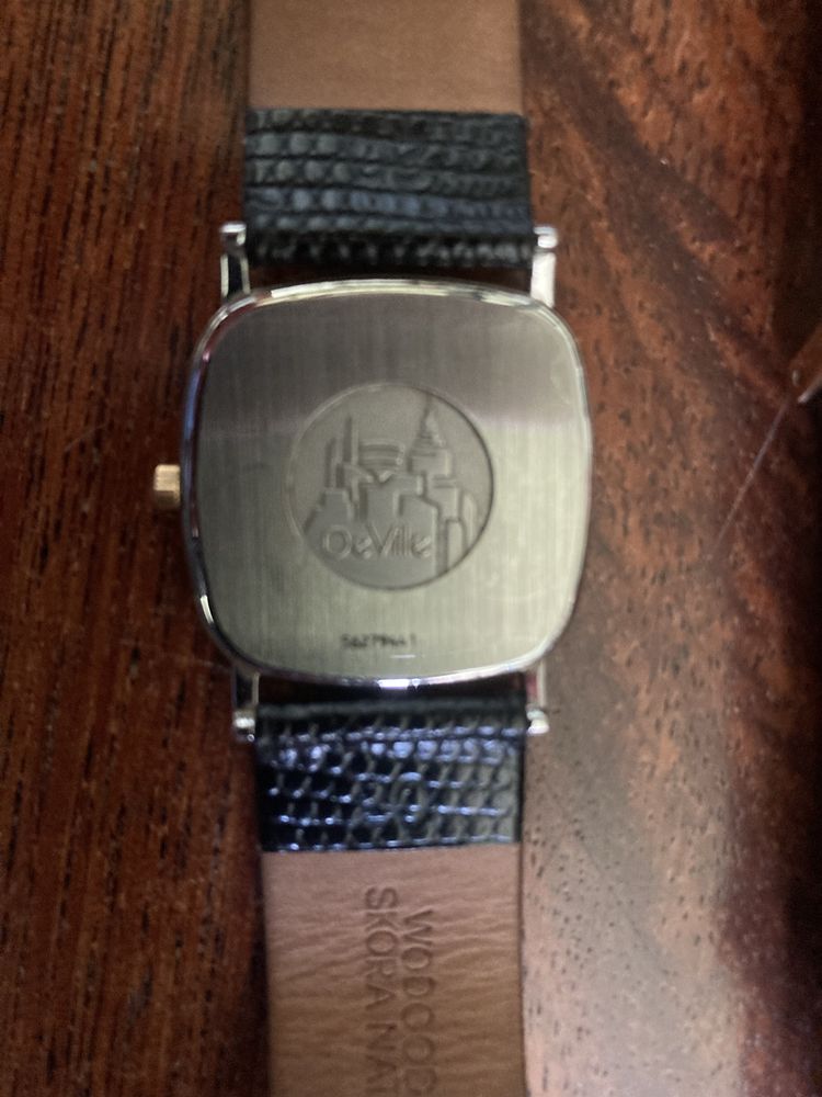 Zegarek omega de ville 1998 pozłacany, szafir