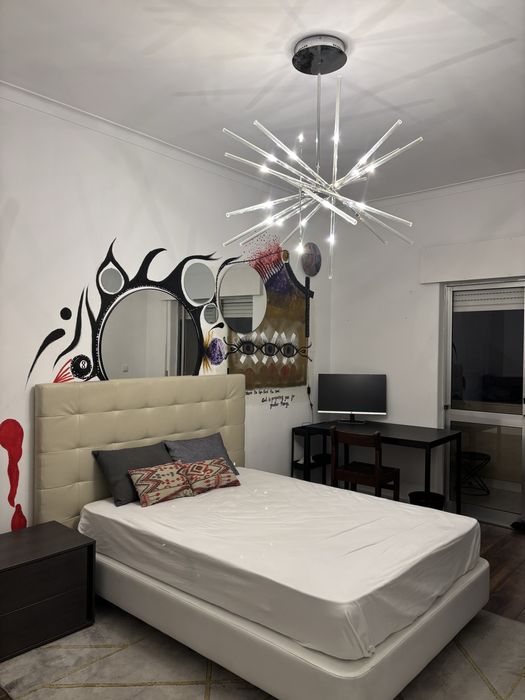 Quarto com Varanda Alugar Margem Sul