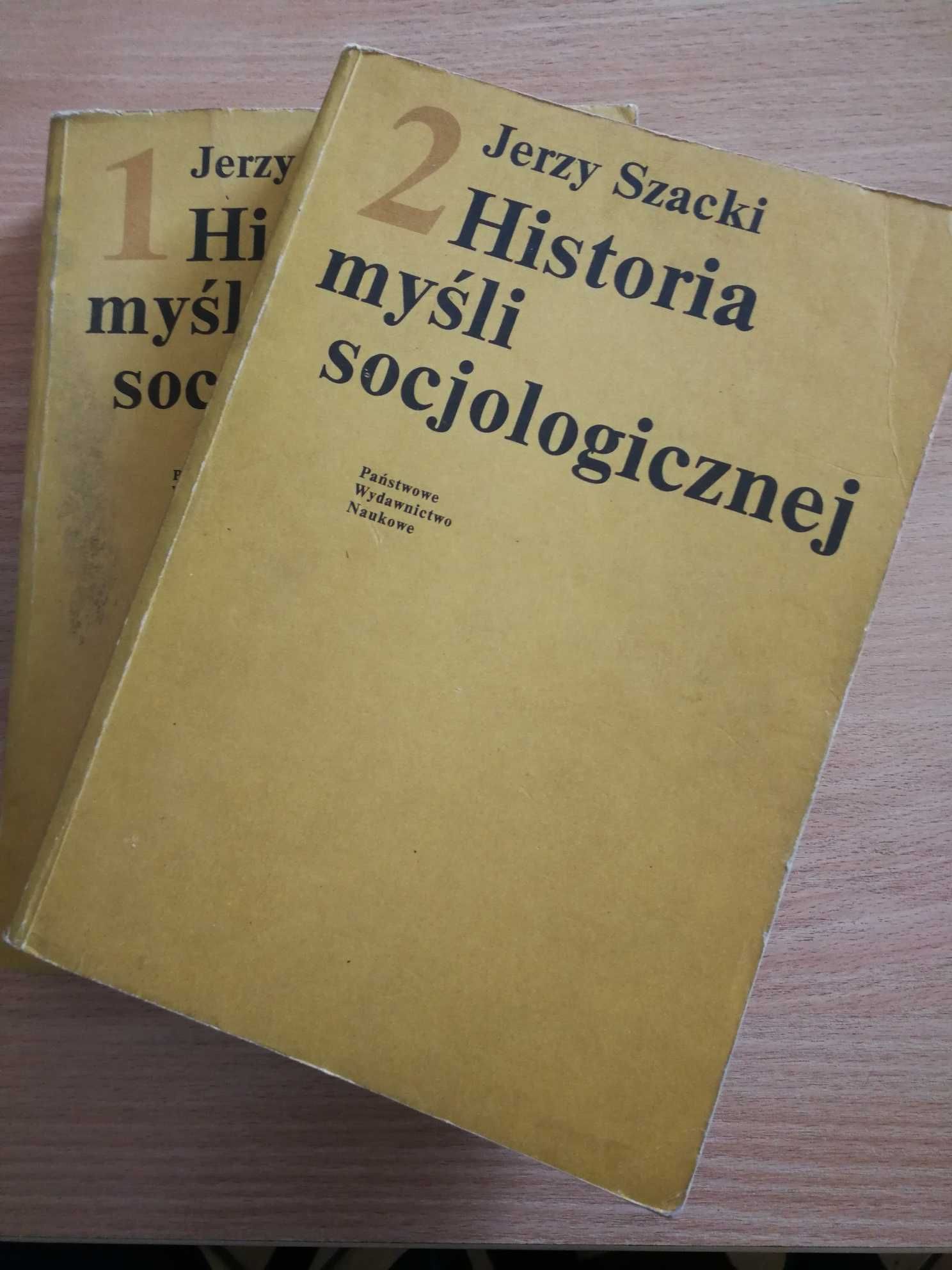 Historia myśli socjologicznej Jerzy Szacki, dwa tomy