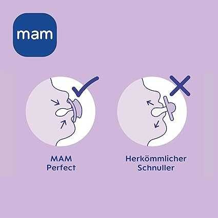 MAM Perfect Night smoczek dla niemowląt 0-6 miesięcy