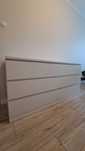Komoda Malm 6 szuflad, biała, 160×78 cm IKEA