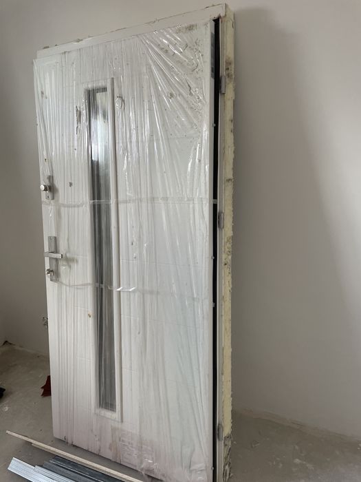 Drzwi zewnętrzne Wikęd Optimum białe 90