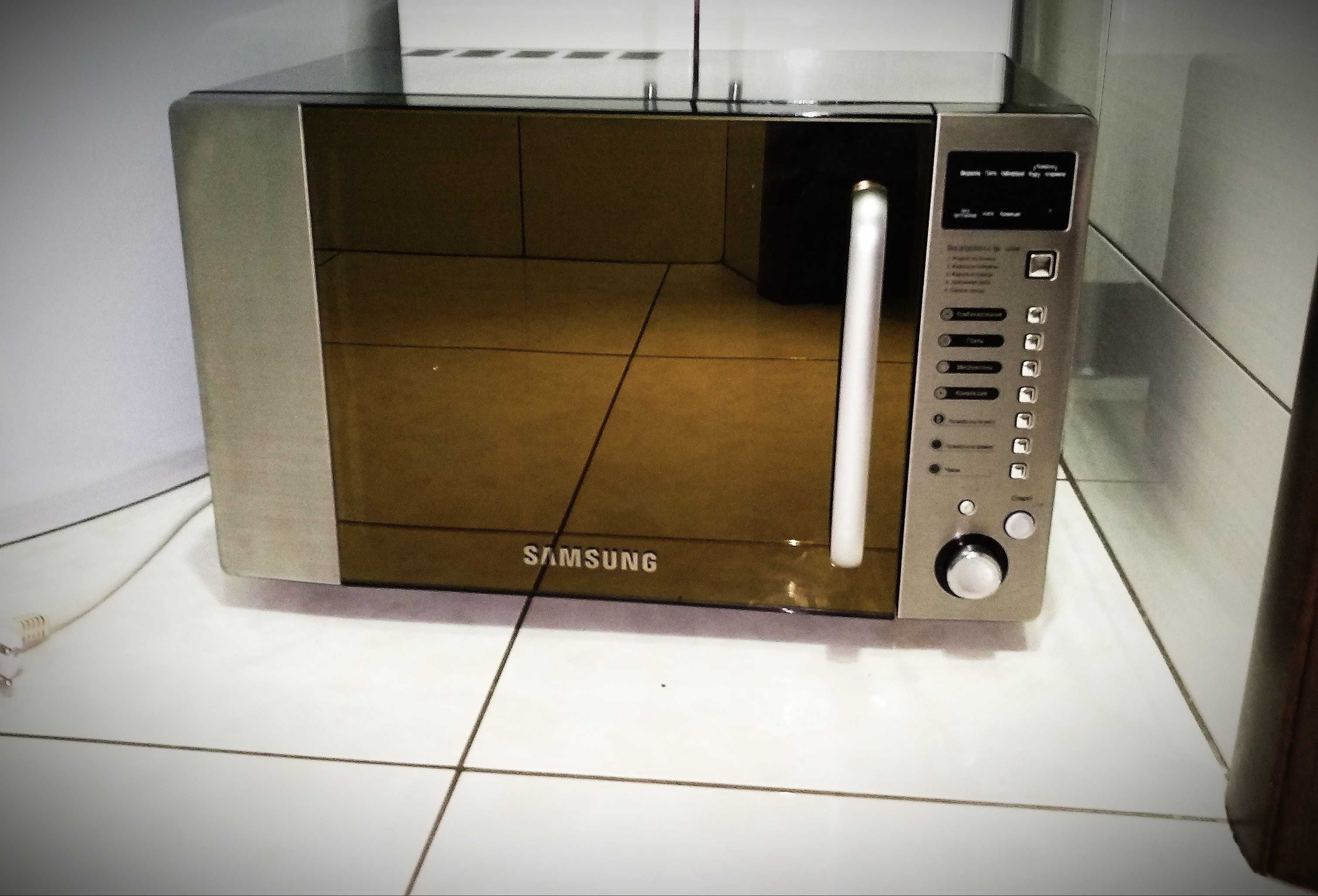 Микроволновка Samsung,конвекция,гриль,нержавеющая камера