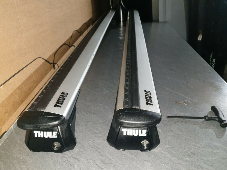 THULE 7104 + WingBar EVO поперечины на рейлинги как 757 или 775