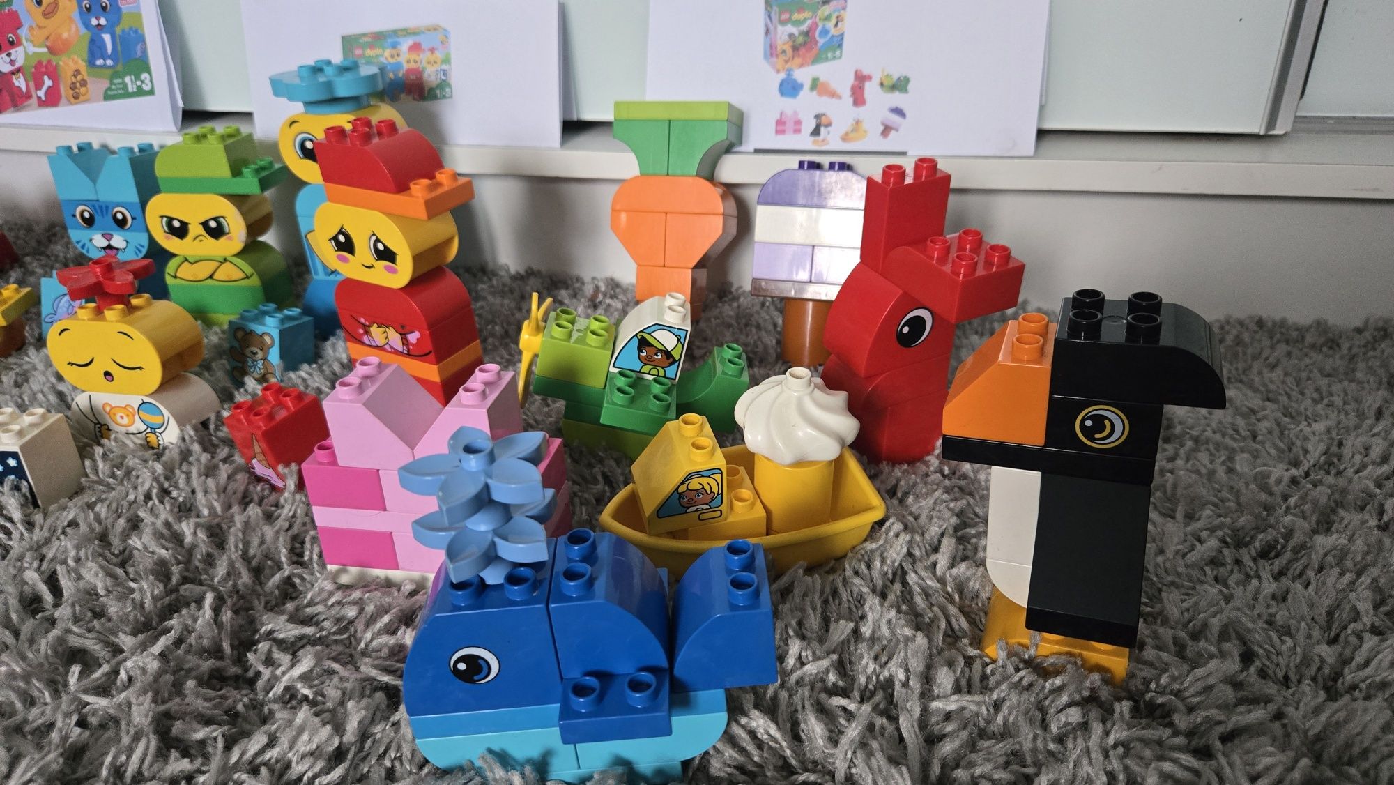 Lego Duplo kpl 3 zestawy 15 figurek