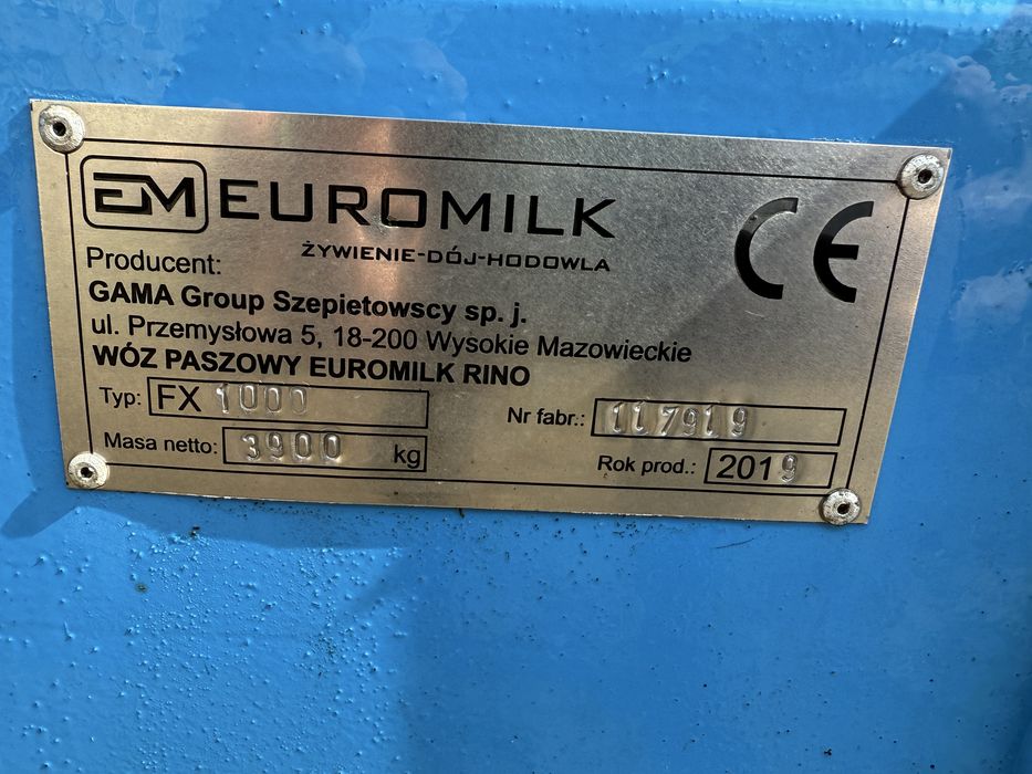 Paszowoz euromilk 10m3