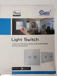 Z-wave light switch, dotykowy podwójny do smarthome