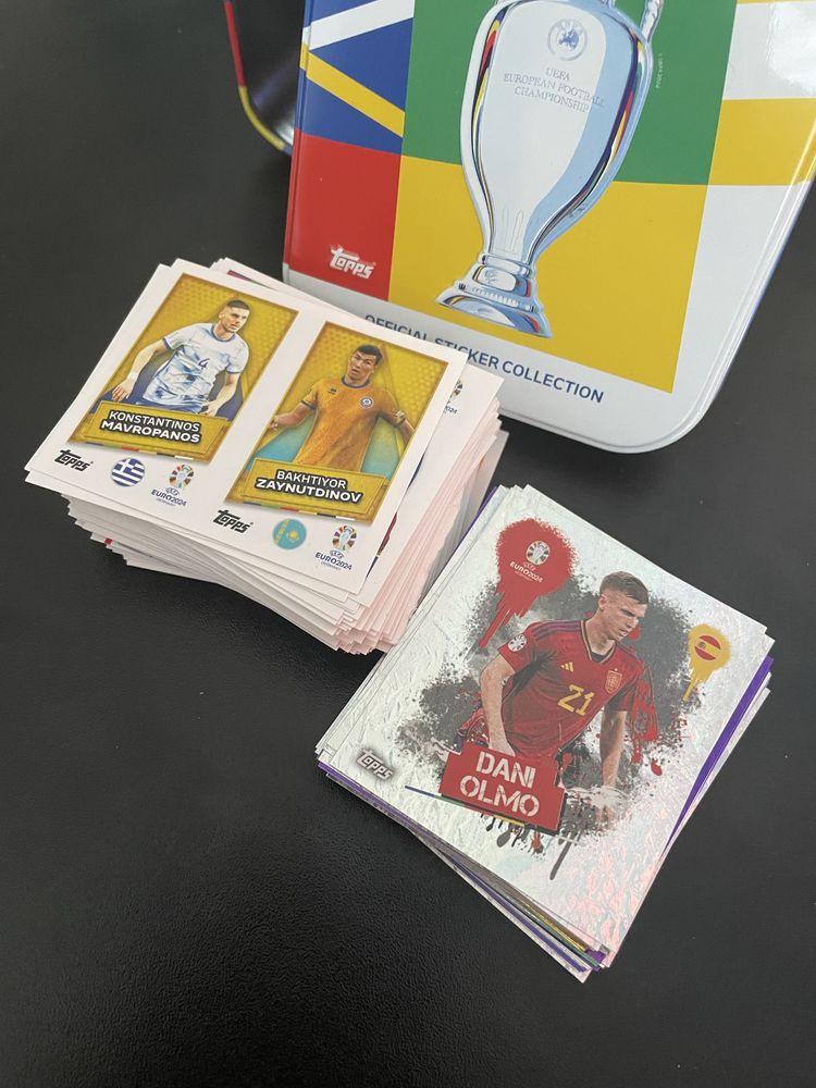 Naklejki UEFA Euro 2024 Topps wymiana/sprzedaż