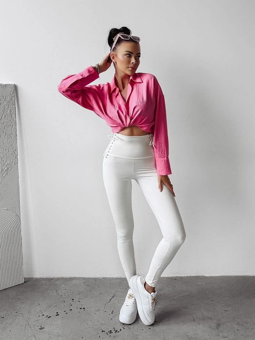 Legginsy Olavoga Lullaby S M L biale czarne