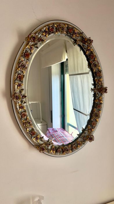 Espelho porcelana estilo Sec. XIX