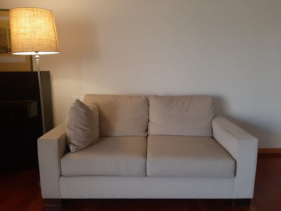 Sofá 2 Lugares Beje