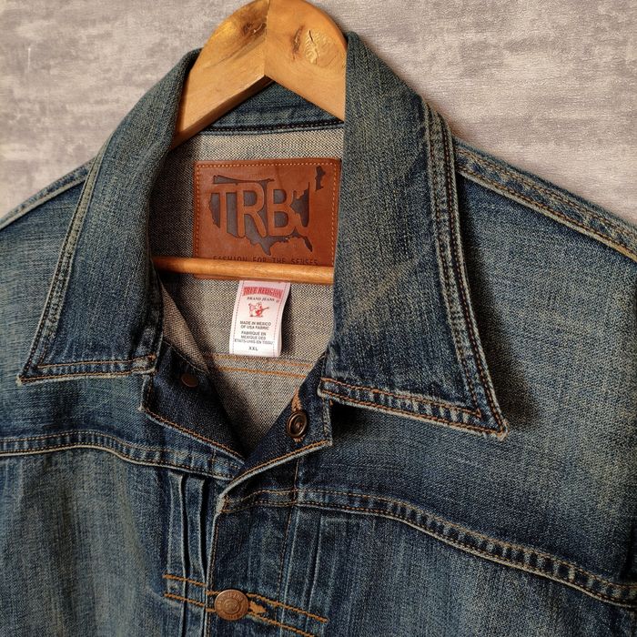 джинсовая куртка джинсовка True Religion Type 1 l