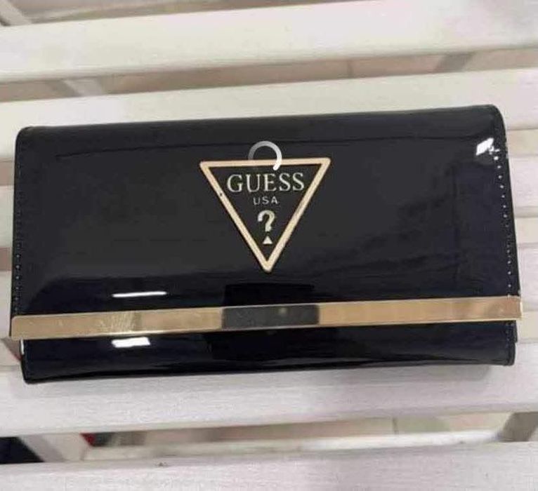 GUESS czarny portfel nowy