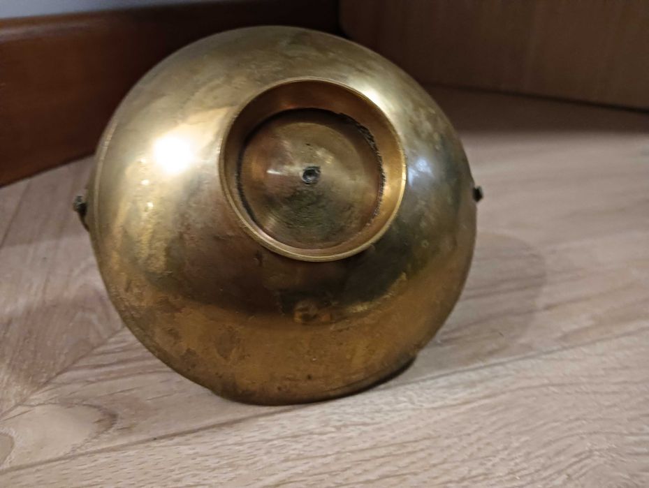 Metalowa miseczka z uchwytem koszyczek słońce księżyc