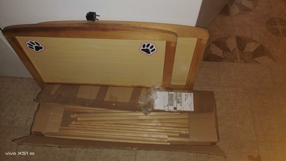 Łóżeczko drewniane sosnowe dla dziecka 140 x 60. Warszawa Piaseczno