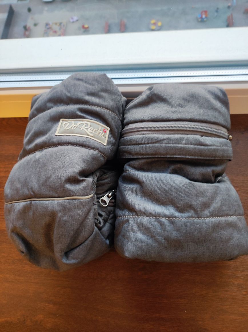 Теплі зимові рукавички DoRechi на овчинці для колясок, для санок / муф