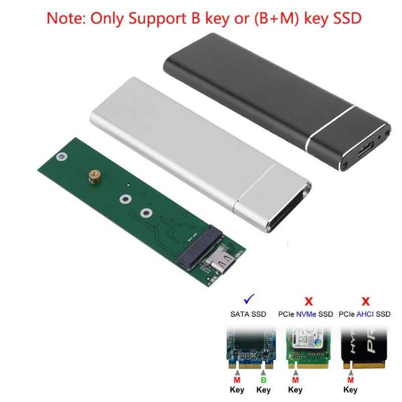 Корпус SSD M.2 USB 3,1-M.2 NGFF