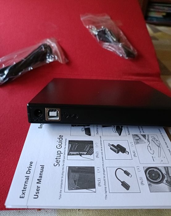 Leitor de CD e DVD portátil