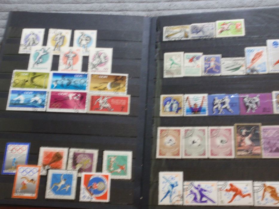 альбом с марками спорт