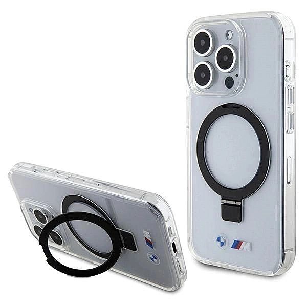 Etui BMW Ring Stand M Collection MagSafe na iPhone 15 Pro Max - przezr