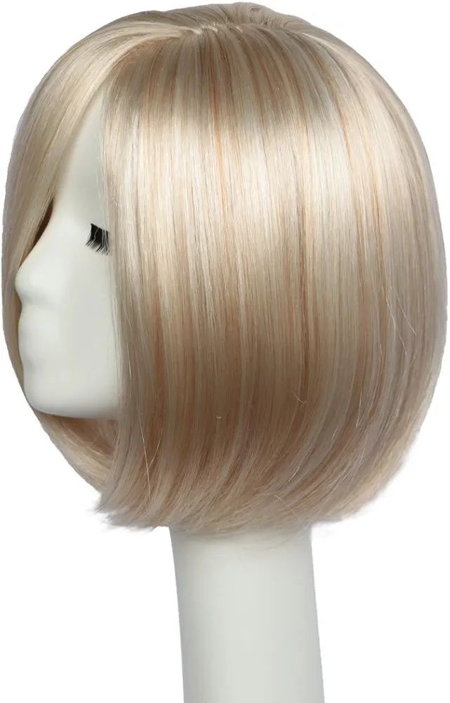 Nowa peruka bestung blond bob jak prawdziwe ludzkie włosy