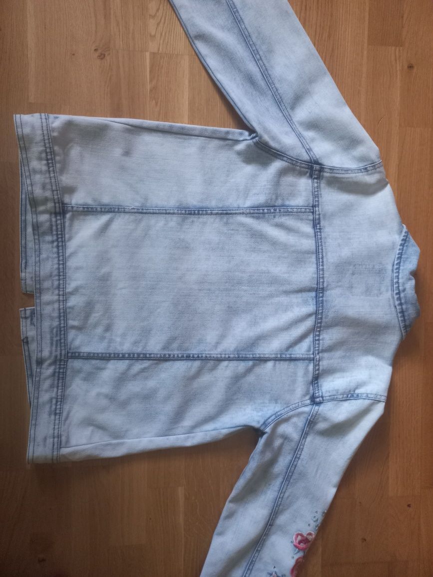 Kurtka jeansowa dla dziewczynki rozmiar 170/176