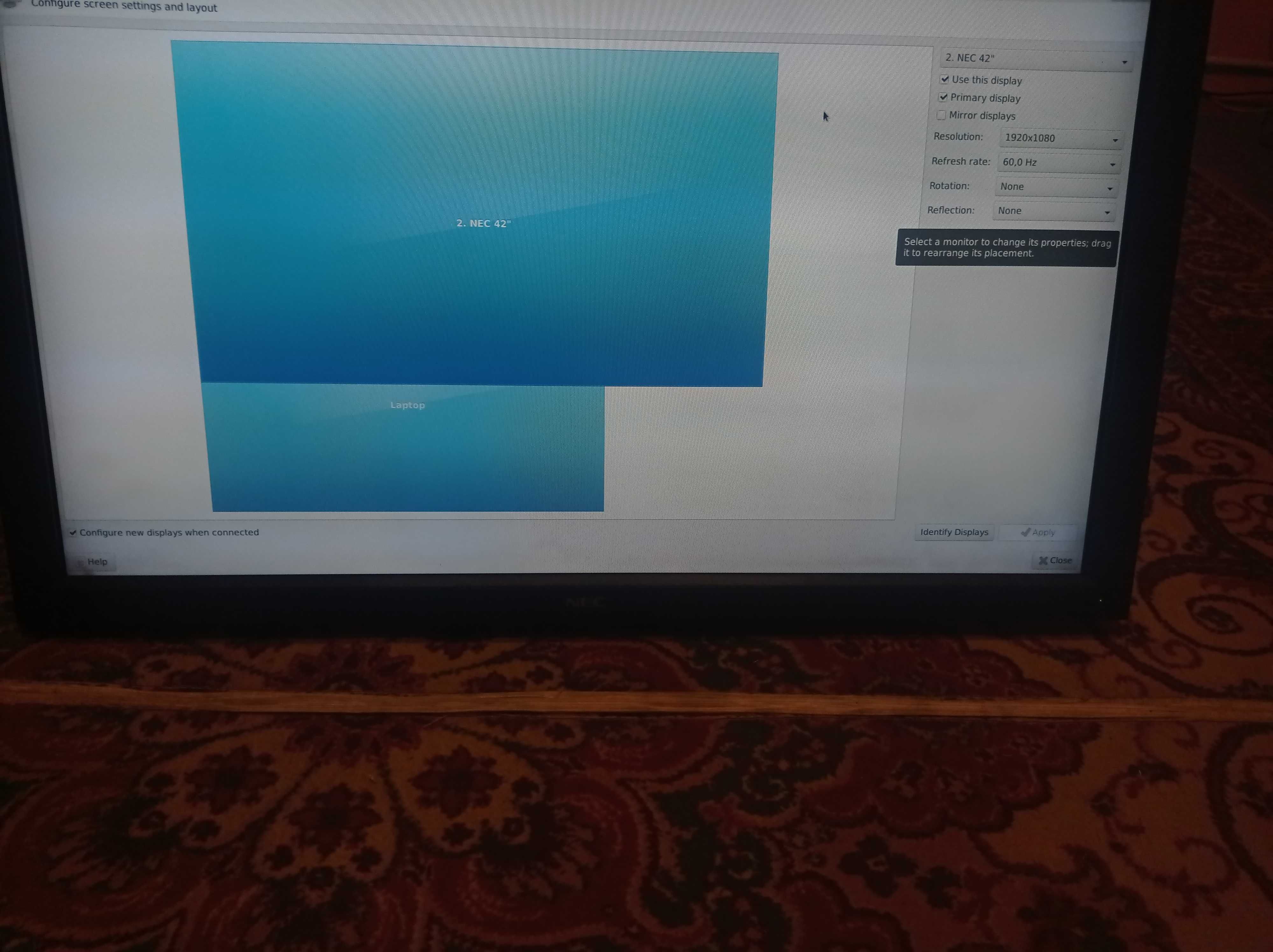 Monitor NEC MultiSync® V422