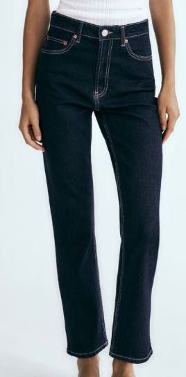ZARA Jeans z wysokim stanem elastyczne  NOWE rozmiar 44