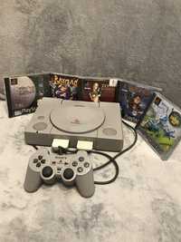 Playstation PSX plus 5 gier, playstation 1