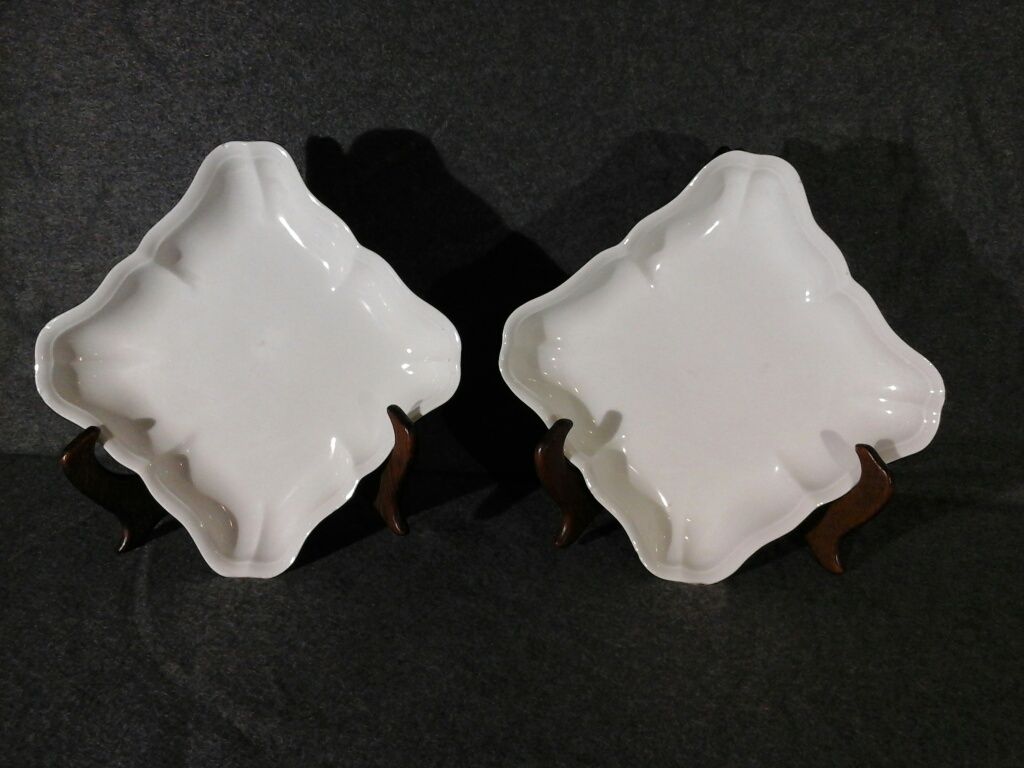 MEISSEN Biała Miśnia Salaterki Porcelana Meissen Królewska Manufaktura
