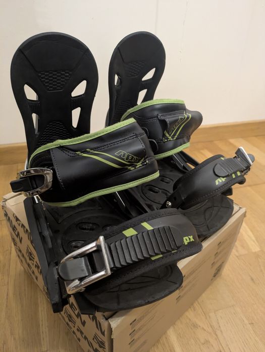 Raven S400 APX M L wiązania snowboardowe snowboard czarne Burton Union