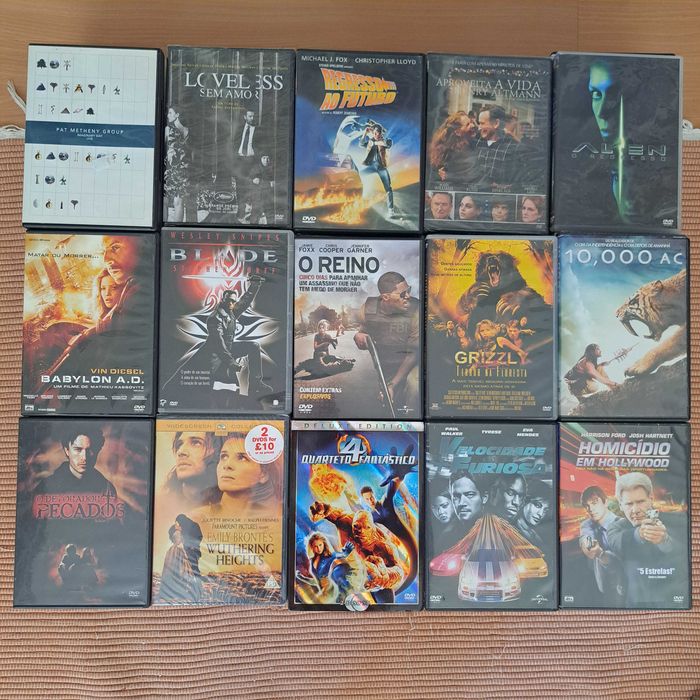 Dvds para venda 2 euros cada um