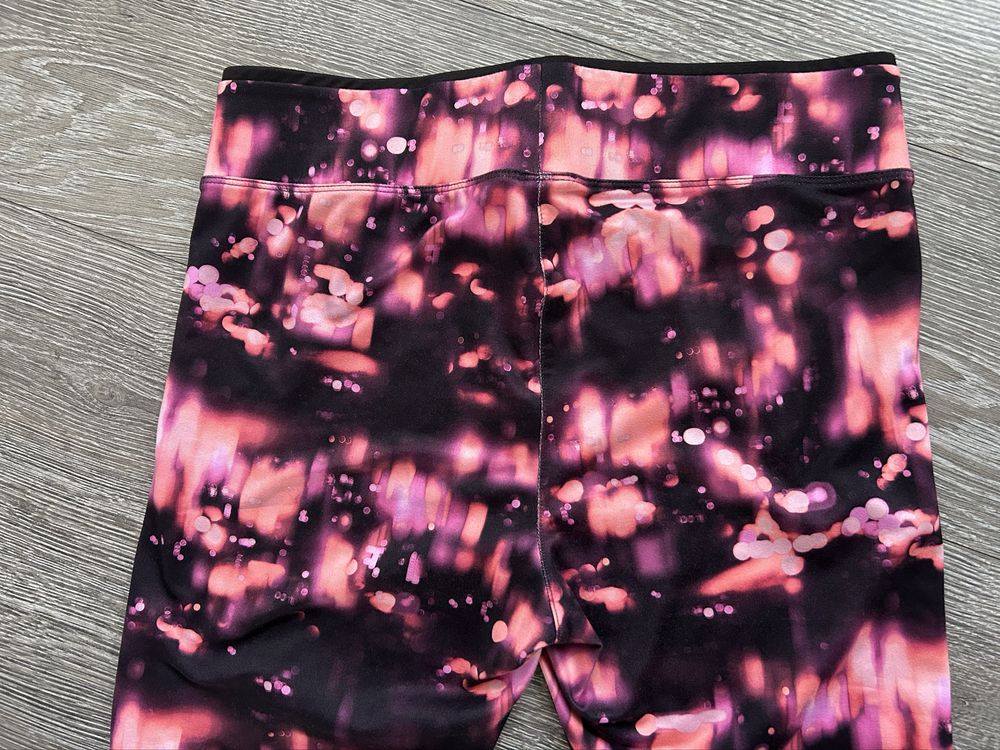 Legginsy Domyos Decathlon - joga - pilates - cętki - wielobarwne