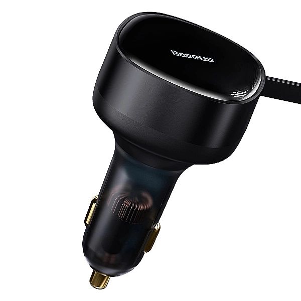 Baseus Enjoyment ładowarka samochodowa 2w1/30W czarny (CGTX)