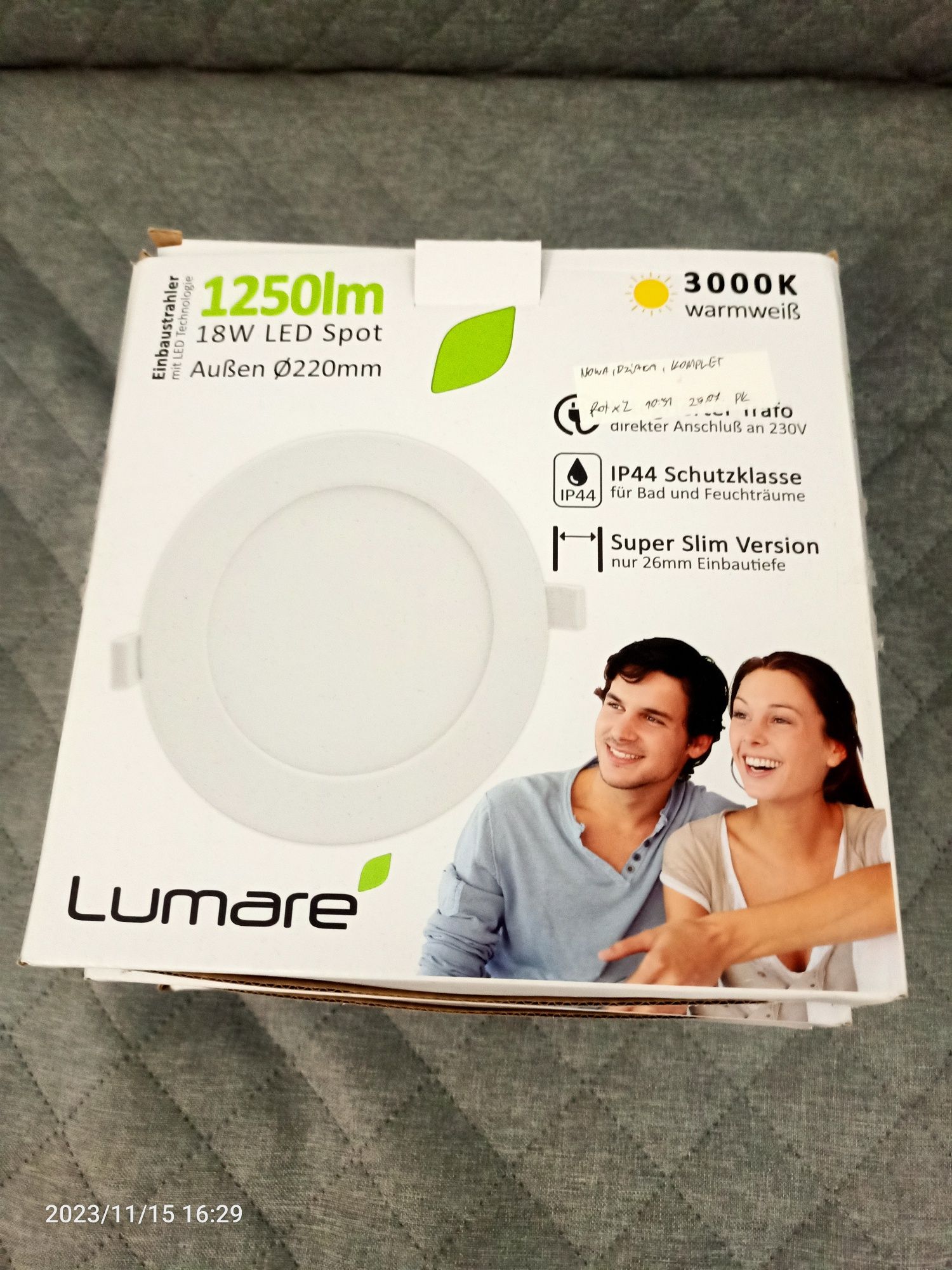 Lampy LED wpuszczane