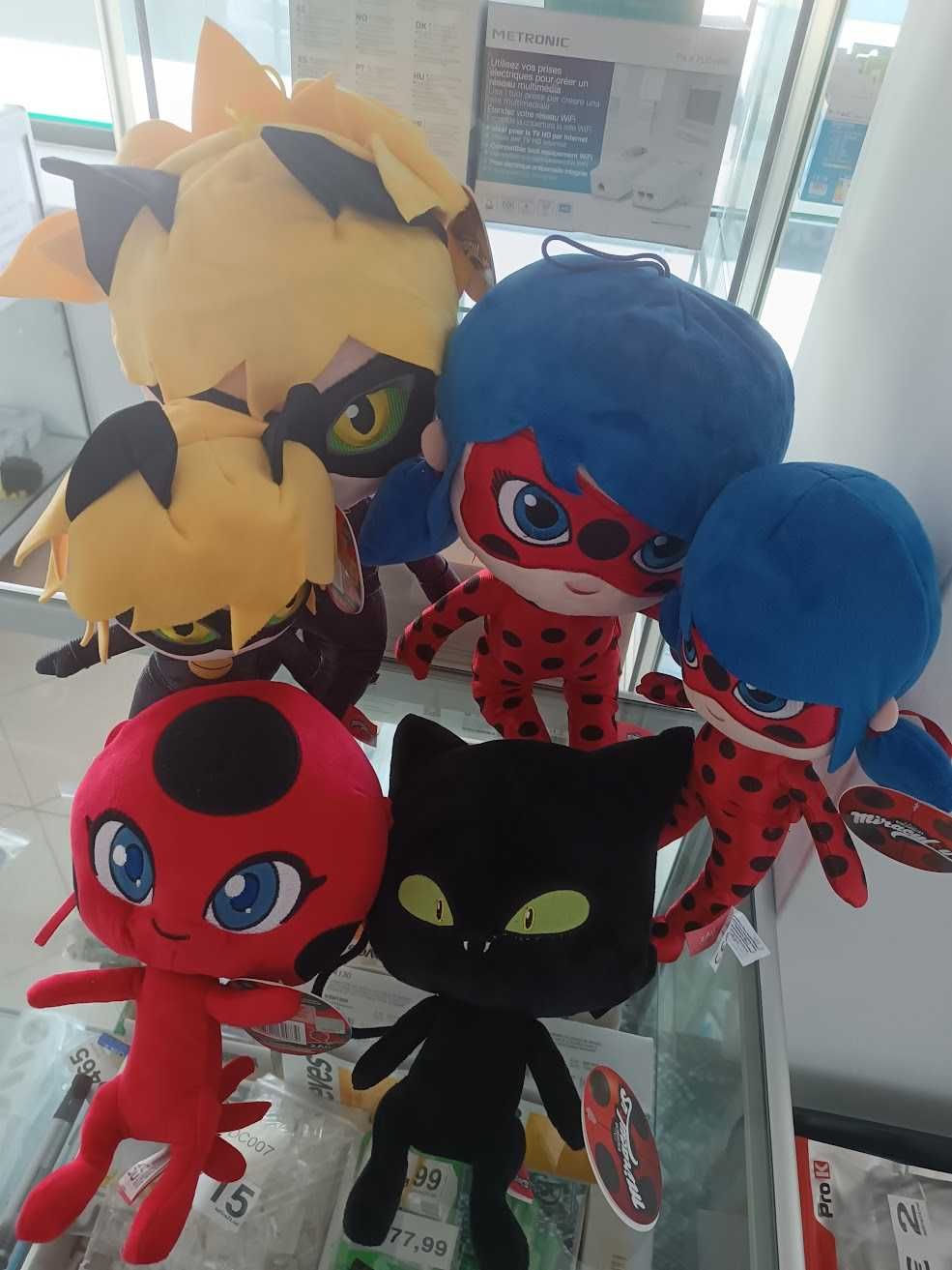 Peluches Miraculous Ladybug 30 e 45cm