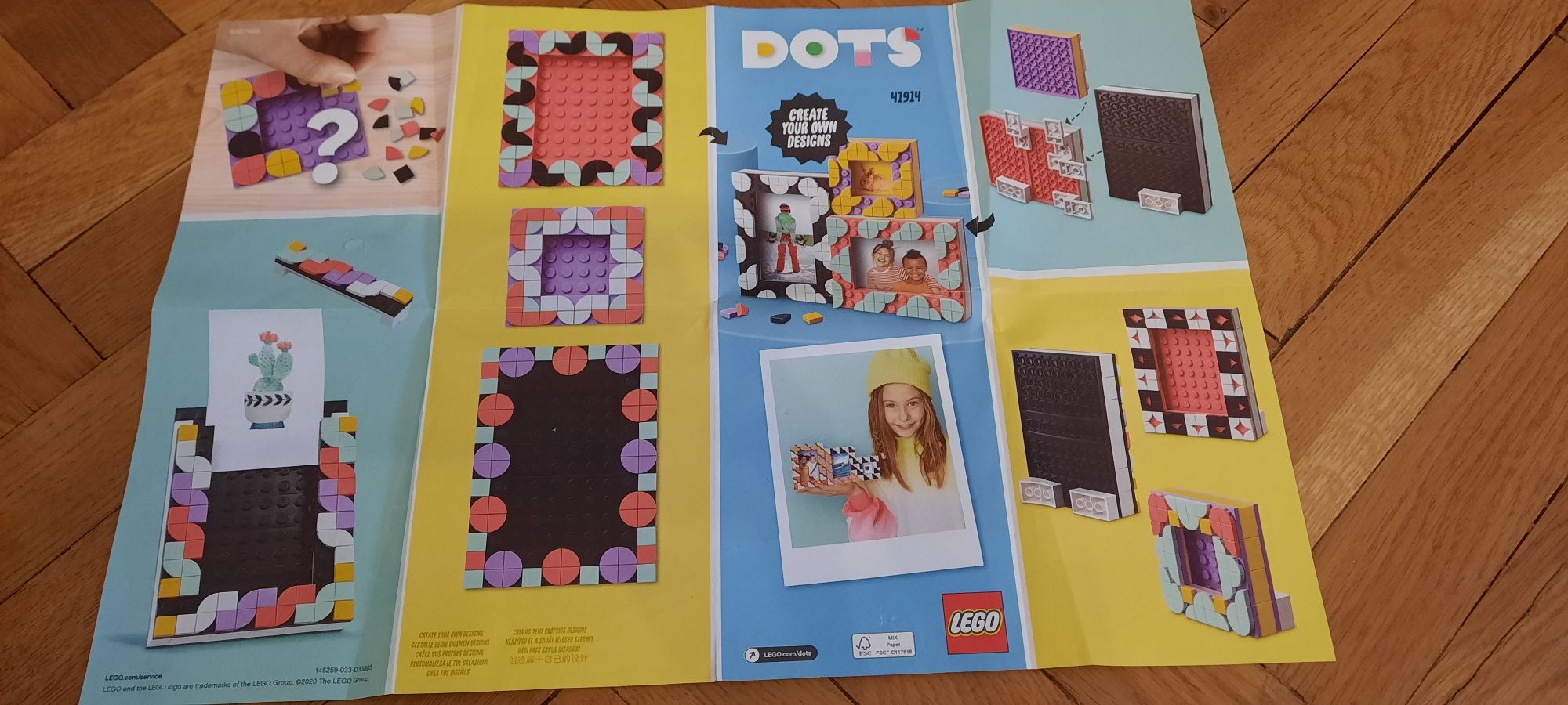 Lego dots 41914 ramki na zdjęcia