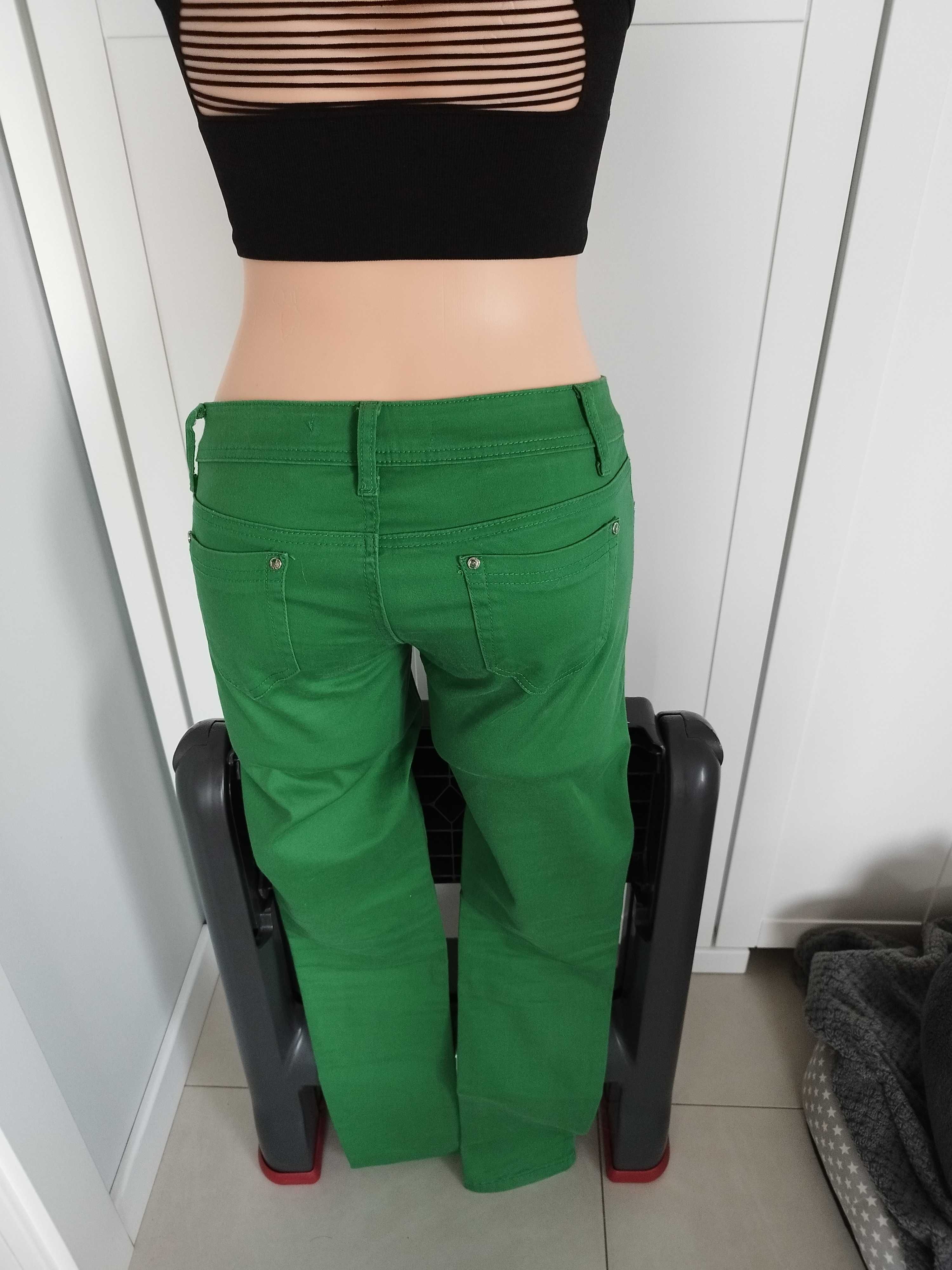 Damskie spodnie, zielone, Miss RJ, 38
