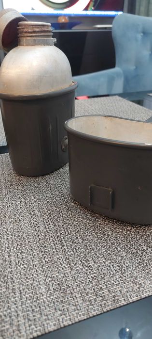 Menażka wojskowa , niemiecka , bidon SK67