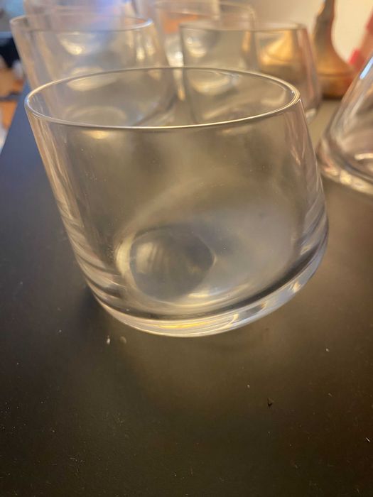 Conjunto de 7 copos Cristal mais Frasco Zanzibar Cristal Atlantis