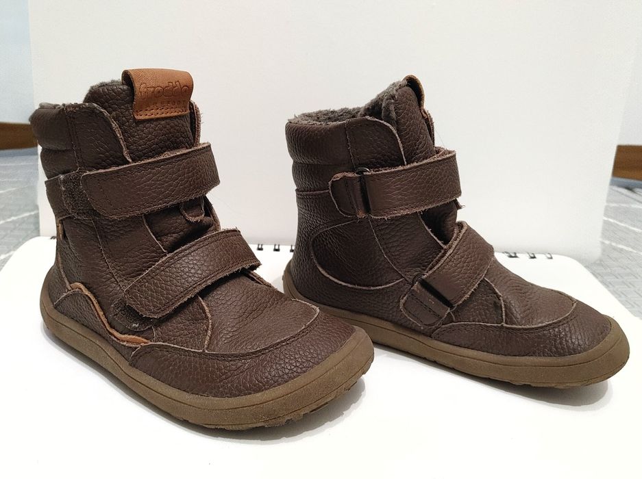 Froddo, śniegowce, kozaki, barefoot, skórzane