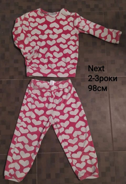 Піжама фірми next домашній костюм пижама піжамний комплект 2-3р. 98см