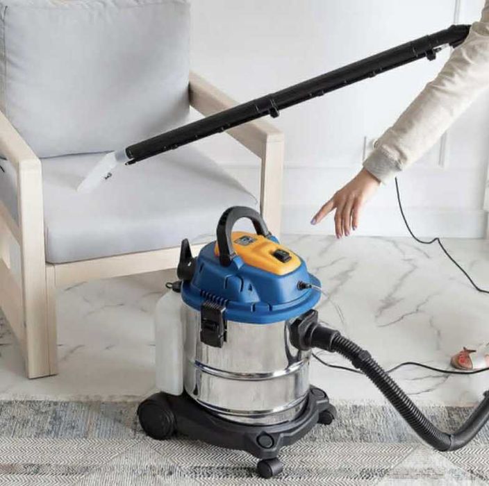 Odkurzacz piorący Niteo 1600 W srebrno- szary do domu warsztatu biura