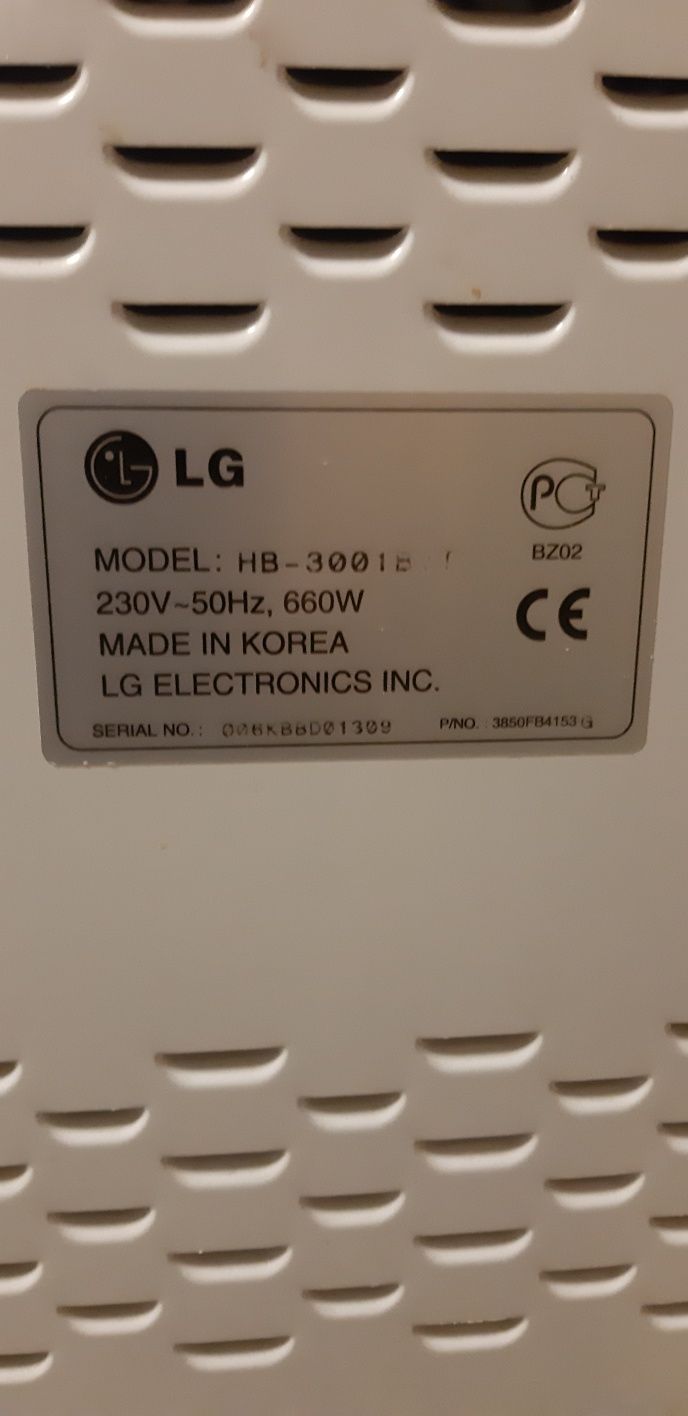 Продвм хоебопечь LG 3001