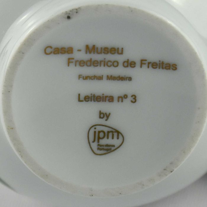 Leiteira com tampa porcelana, réplica Companhia das Índias, nº 3