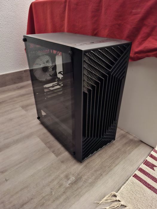 Caixa Micro-ATX Nox Infinity Epsilon RGB Vidro Temperado Preta