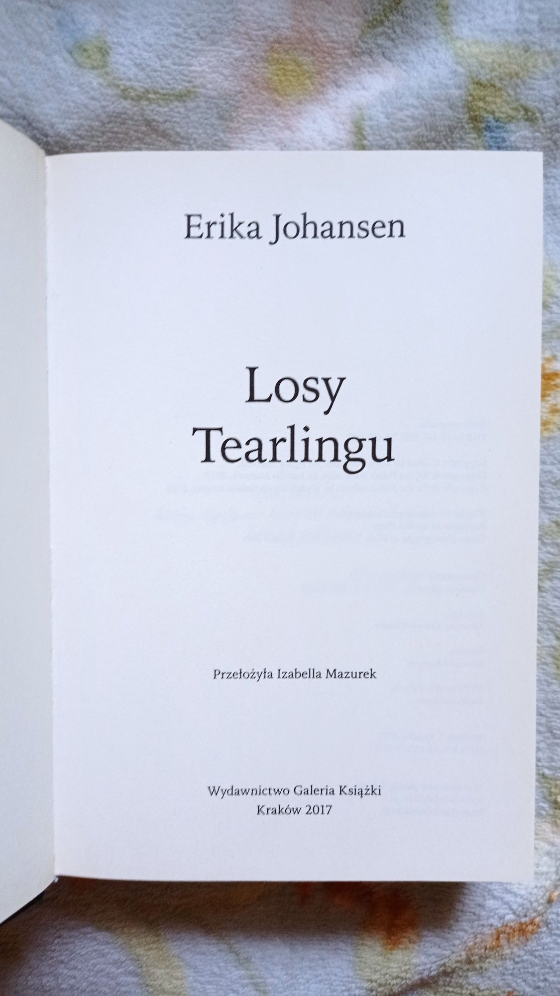 Losy Tearlingu 3 część